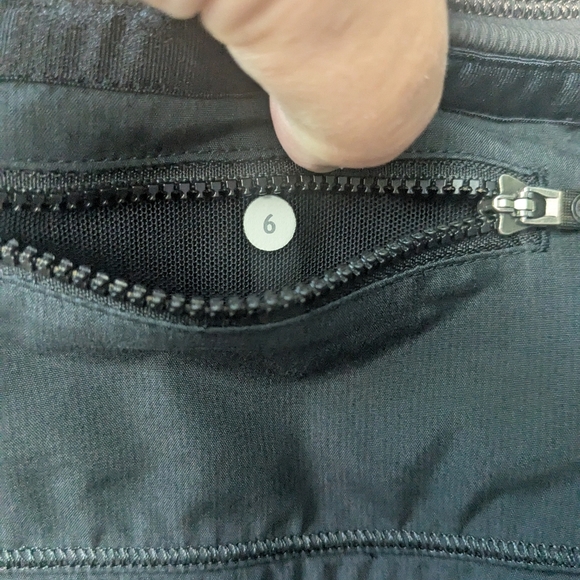 LULULEMON Tennis Skort Size 6 Black And Brown Model Personal Best Ruffle - Picture 6 of 10